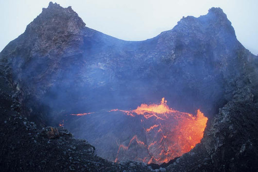 Small Lava Lake Pit Wall Decal