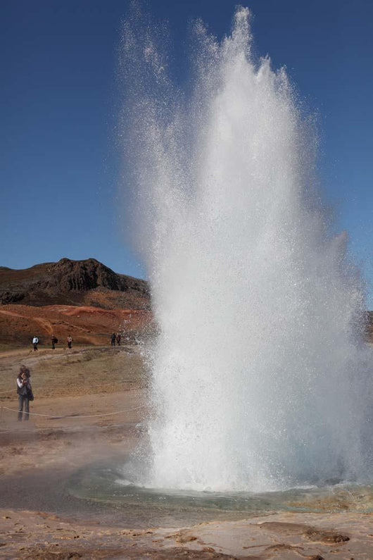 Eruption Strokkur Geysir Iceland Wall Decal Design 2