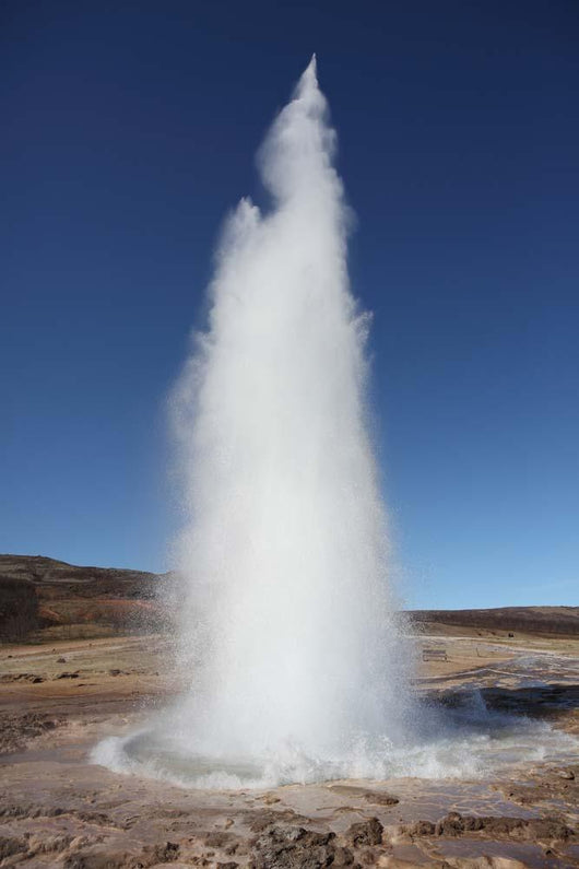 Eruption Strokkur Geysir Iceland Wall Decal Design 1