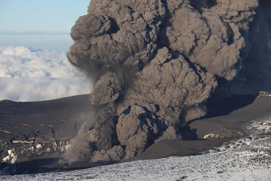 Ash Cloud Eruption Eyjafjatlaja Wall Decal