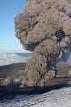 Aerial Ash Cloud Eruption Wall Decal Design 2