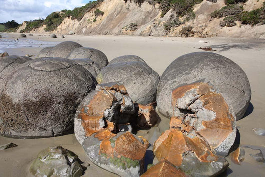 Moeraki Boulders Koekohe Beach Wall Decal Design 16