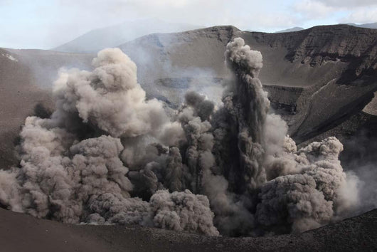 Eruption Volcanic Ash Summit Wall Decal Design 1