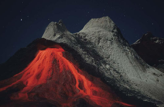 Eruption Natrocarbonatite Lava Flows Wall Decal Design 1