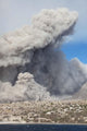 Pyroclastic Flow Abandoned City Wall Decal Design 3