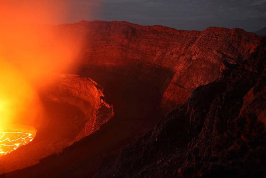 Summit Caldera with Lava Wall Decal