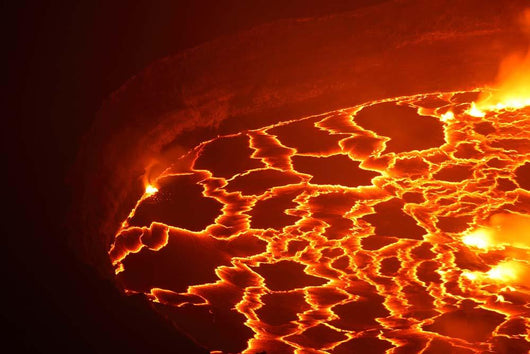 Lava Lake Summit Caldera Wall Decal