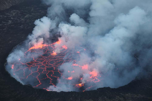 Lava Lake with Small Wall Decal