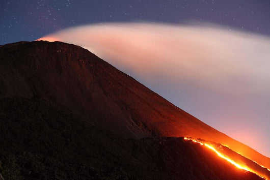 Lava Flowing from Small Wall Decal Design 2