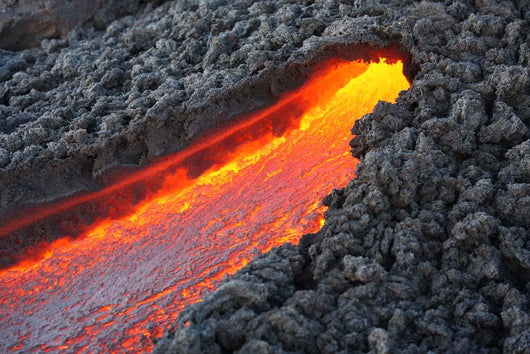 Lava Flowing from Small Wall Decal Design 1