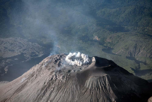 Eruption Summit Santiaguito Dome Wall Decal