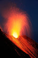 Strombolian Eruption Stromboli Volcano Wall Decal Design 4