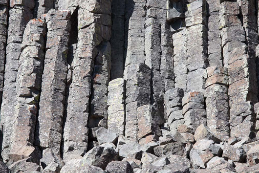 Basalt Columns Formed Cooling Wall Decal Design 2