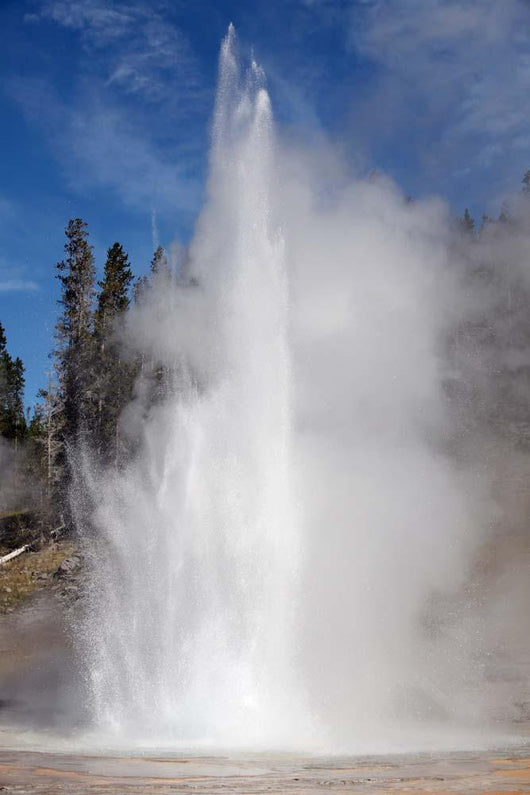 Grand Geyser Erupting Upper Wall Decal Design 2