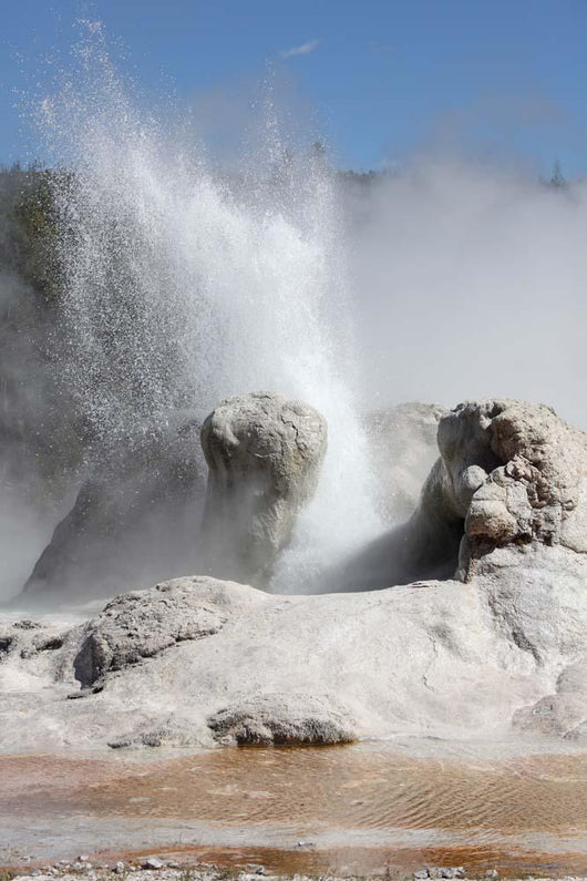 Grotto Geyser Erupting Upper Wall Decal