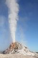 White Dome Geyser Erupting Wall Decal Design 2