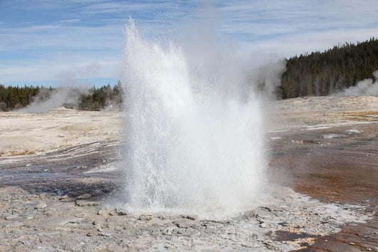 Plume Geyser Eruption Upper Wall Decal