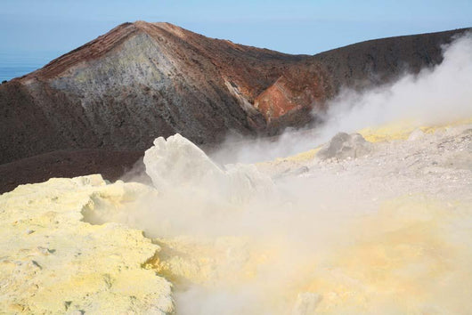 Fumarole Field Rim Volcano Wall Decal Design 2