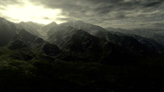Terragen Render Mt Whitney Wall Decal
