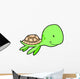 Cute Little Sea Turtle Wall Decal