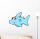 Chill Blue Shark Shades Wall Decal