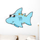 Chill Blue Shark Shades Wall Decal