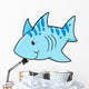 Spotted Blue Baby Shark Wall Decal