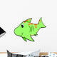 Spotted Green Baby Shark Wall Decal