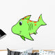 Spotted Green Baby Shark Wall Decal