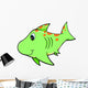 Spotted Green Baby Shark Wall Decal