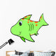 Spotted Green Baby Shark Wall Decal