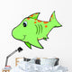 Spotted Green Baby Shark Wall Decal