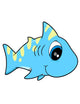 Cutie Eyes Little Shark Wall Decal