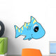 Cutie Eyes Little Shark Wall Decal