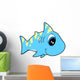 Cutie Eyes Little Shark Wall Decal