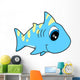 Cutie Eyes Little Shark Wall Decal