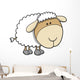 Friendly Little Lamb Wall Decal