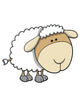 Friendly Little Lamb Wall Decal