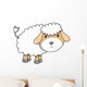 Floofy Little Lambie Lamb Wall Decal