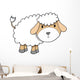 Floofy Little Lambie Lamb Wall Decal