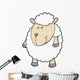 Cute Little Baby Sheep Wall Decal