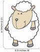 Cute Little Baby Sheep Wall Decal