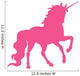Hot Pink Prancing Unicorn Wall Decal