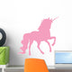 Light Pink Prancing Unicorn Wall Decal