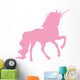 Light Pink Prancing Unicorn Wall Decal