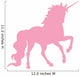 Light Pink Prancing Unicorn Wall Decal