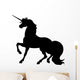 Unicorn Silhouettes Black Wall Decal