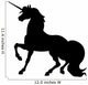 Unicorn Silhouettes Black Wall Decal