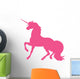 Unicorn Silhouette Hot Pink Wall Decal