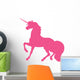 Unicorn Silhouette Hot Pink Wall Decal